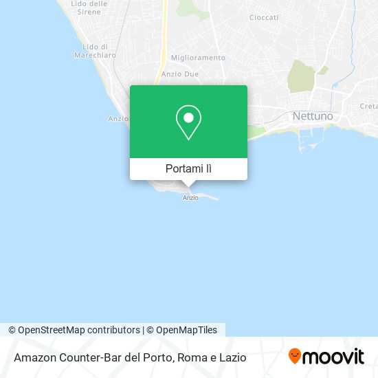 Mappa Amazon Counter-Bar del Porto