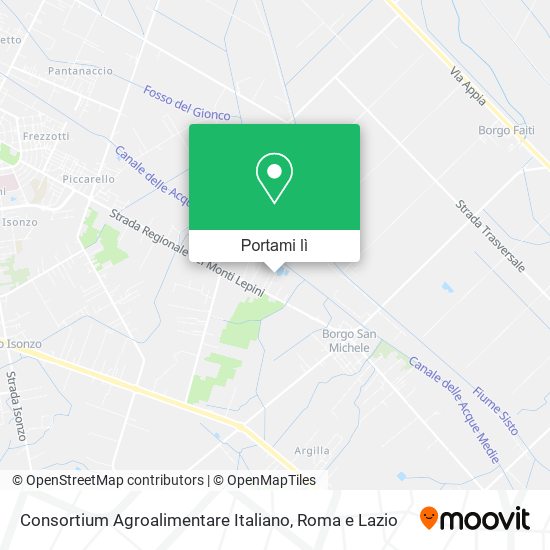 Mappa Consortium Agroalimentare Italiano