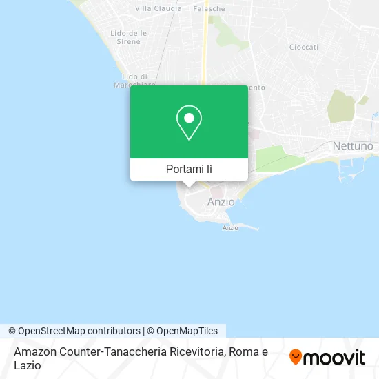 Mappa Amazon Counter-Tanaccheria Ricevitoria