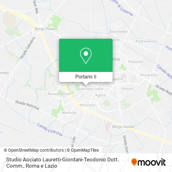 Mappa Studio Aociato Lauretti-Giordani-Teodonio Dott. Comm.