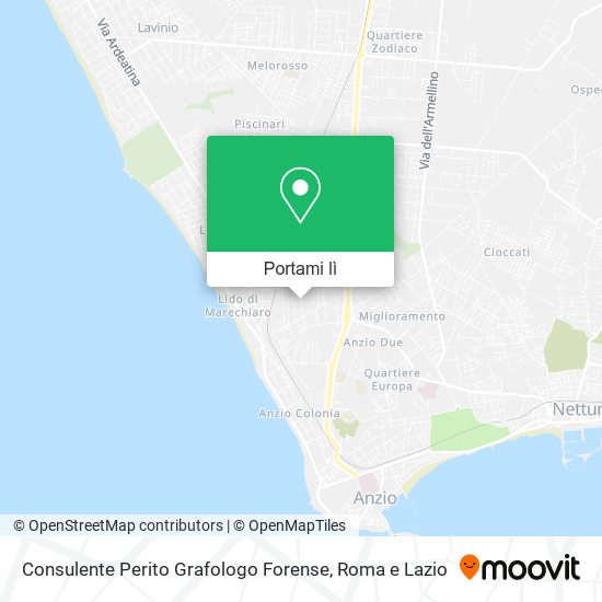 Mappa Consulente Perito Grafologo Forense