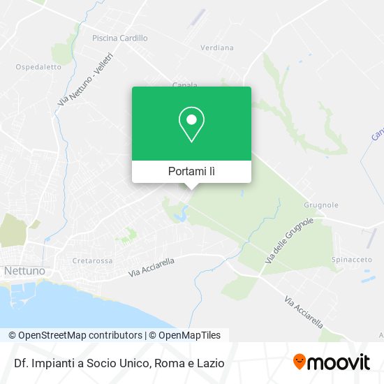 Mappa Df. Impianti a Socio Unico