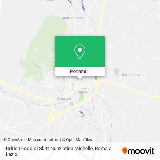 Mappa British Food di Skitt Nunziatina Michelle