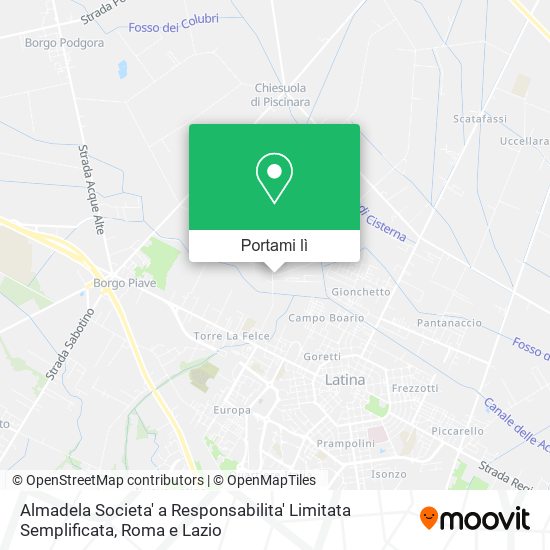 Mappa Almadela Societa' a Responsabilita' Limitata Semplificata