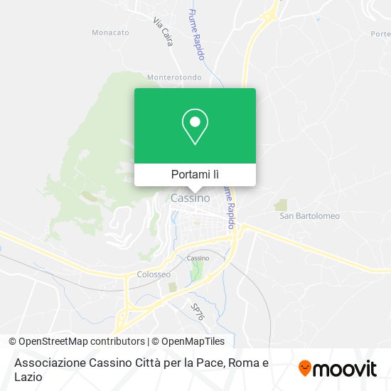 Mappa Associazione Cassino Città per la Pace