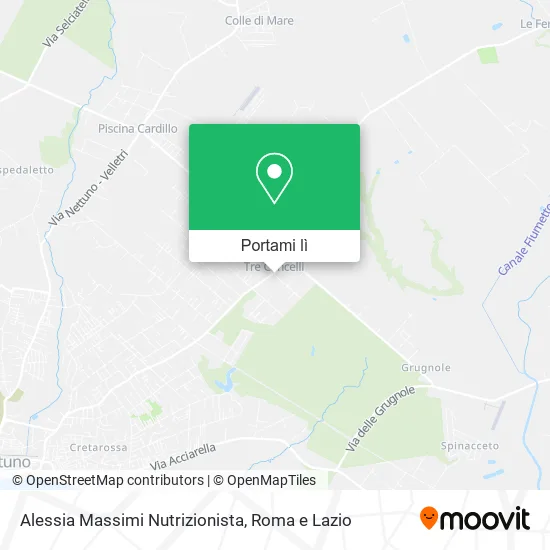 Mappa Alessia Massimi Nutrizionista