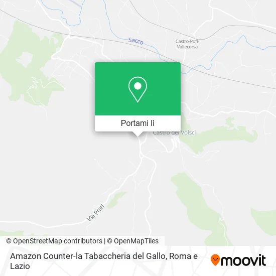 Mappa Amazon Counter-la Tabaccheria del Gallo