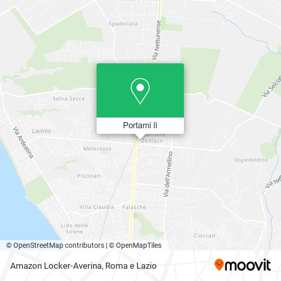 Mappa Amazon Locker-Averina