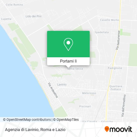 Mappa Agenzia di Lavinio