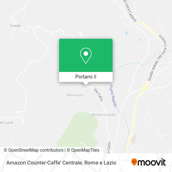Mappa Amazon Counter-Caffe' Centrale