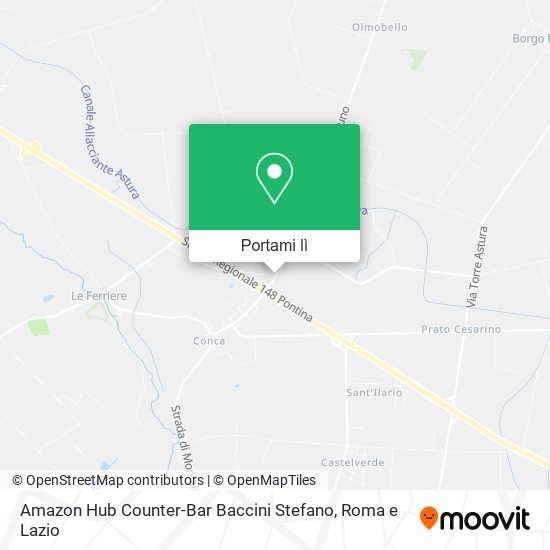 Mappa Amazon Hub Counter-Bar Baccini Stefano