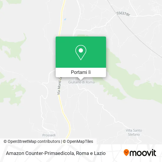Mappa Amazon Counter-Primaedicola