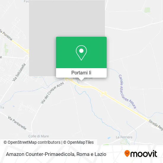 Mappa Amazon Counter-Primaedicola