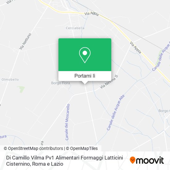 Mappa Di Camillo Vilma Pv1 Alimentari Formaggi Latticini Cisternino