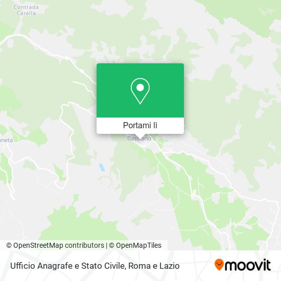 Mappa Ufficio Anagrafe e Stato Civile