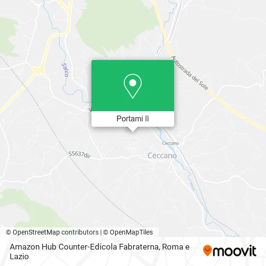 Mappa Amazon Hub Counter-Edicola Fabraterna