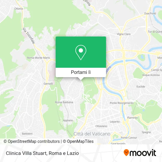 Mappa Clinica Villa Stuart