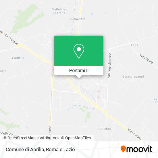 Mappa Comune di Aprilia