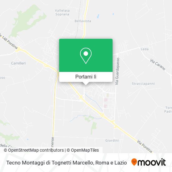 Mappa Tecno Montaggi di Tognetti Marcello