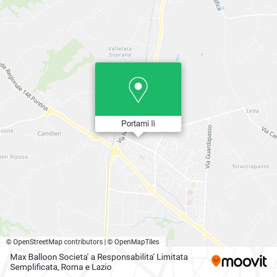 Mappa Max Balloon Societa' a Responsabilita' Limitata Semplificata