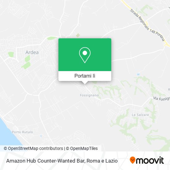 Mappa Amazon Hub Counter-Wanted Bar