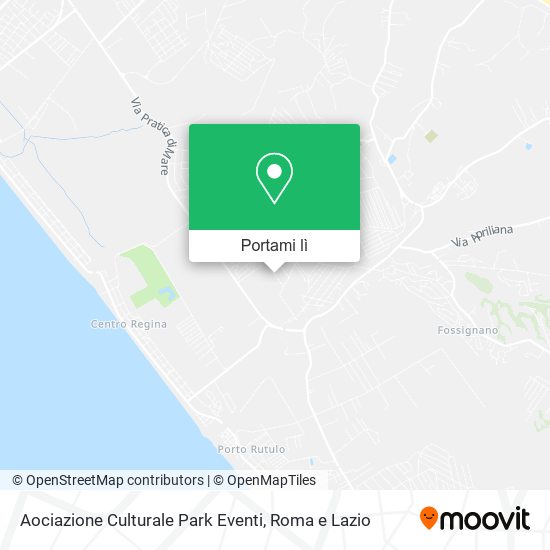 Mappa Aociazione Culturale Park Eventi