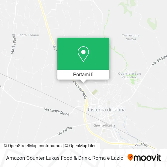 Mappa Amazon Counter-Lukas Food & Drink