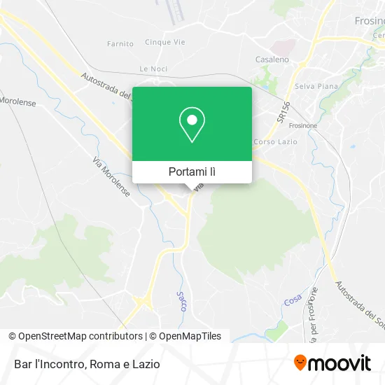 Mappa Bar l'Incontro