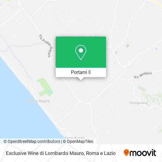 Mappa Exclusive Wine di Lombardo Mauro