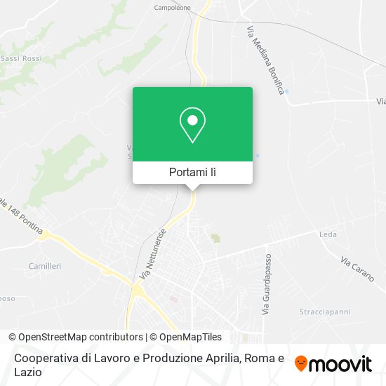 Mappa Cooperativa di Lavoro e Produzione Aprilia