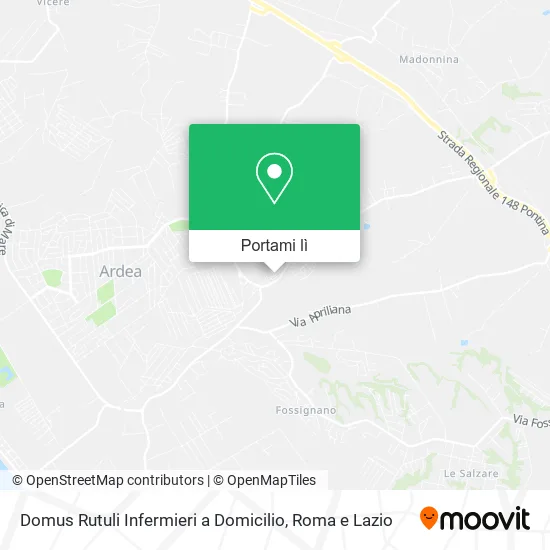 Mappa Domus Rutuli Infermieri a Domicilio