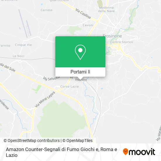 Mappa Amazon Counter-Segnali di Fumo Giochi e