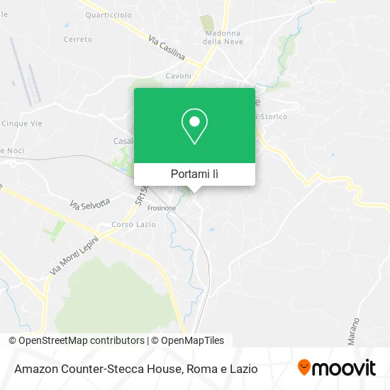Mappa Amazon Counter-Stecca House