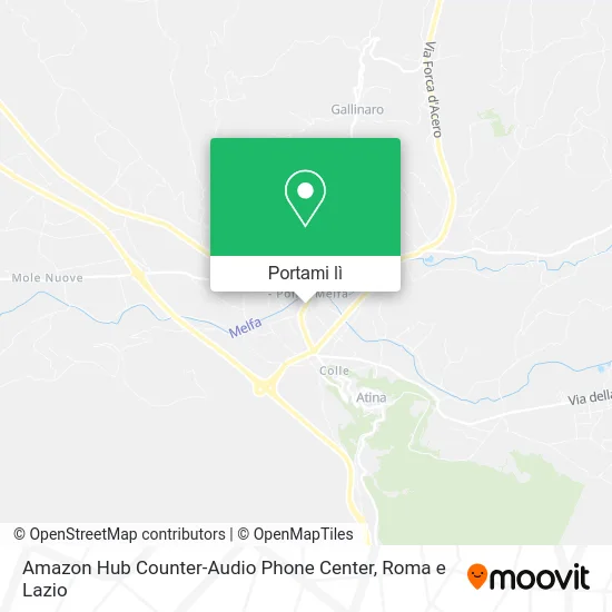 Mappa Amazon Hub Counter-Audio Phone Center