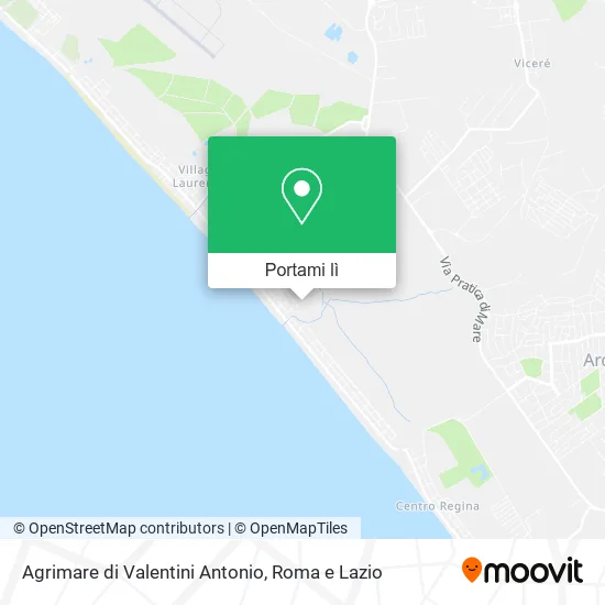 Mappa Agrimare di Valentini Antonio