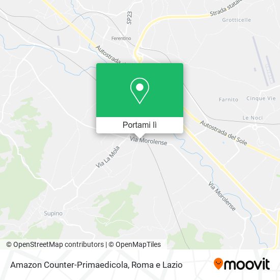 Mappa Amazon Counter-Primaedicola