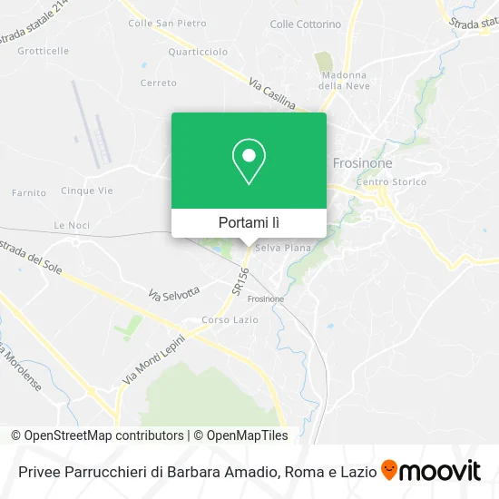 Mappa Privee Parrucchieri di Barbara Amadio