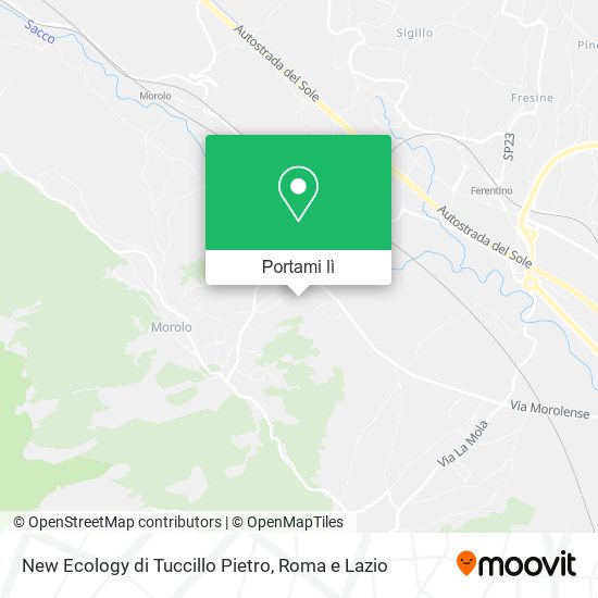 Mappa New Ecology di Tuccillo Pietro