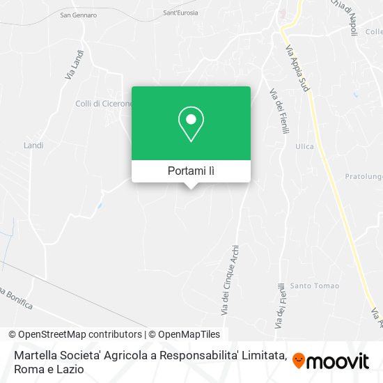 Mappa Martella Societa' Agricola a Responsabilita' Limitata