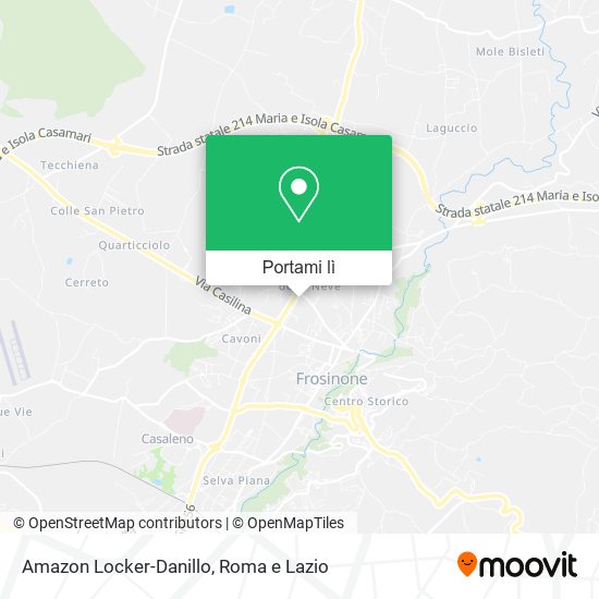 Mappa Amazon Locker-Danillo