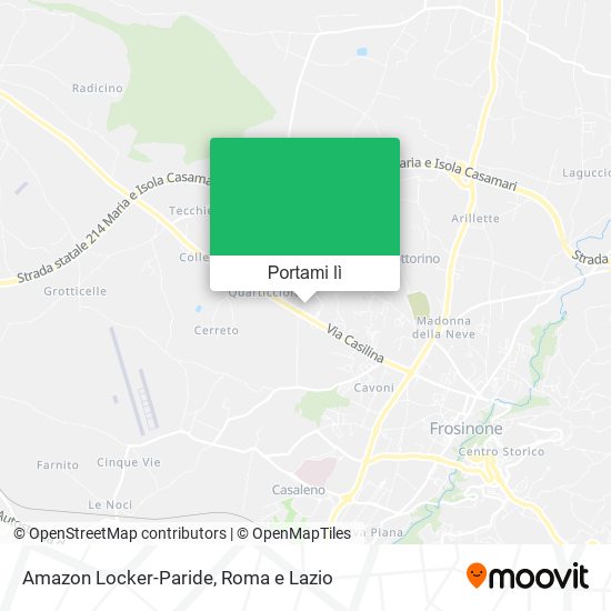 Mappa Amazon Locker-Paride