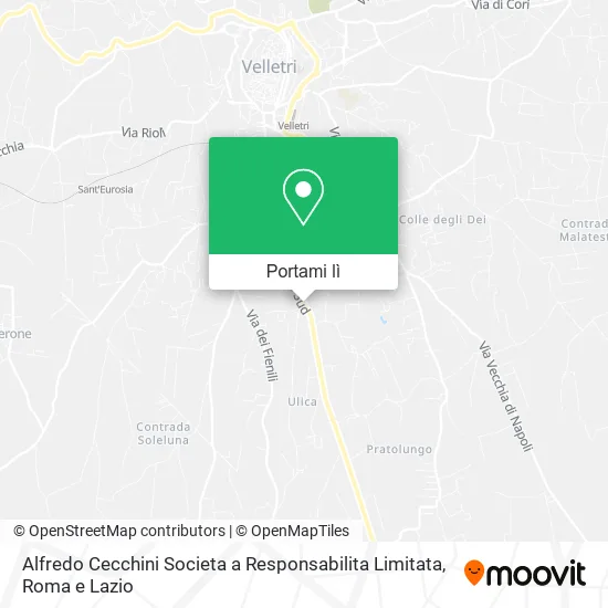 Mappa Alfredo Cecchini Societa a Responsabilita Limitata