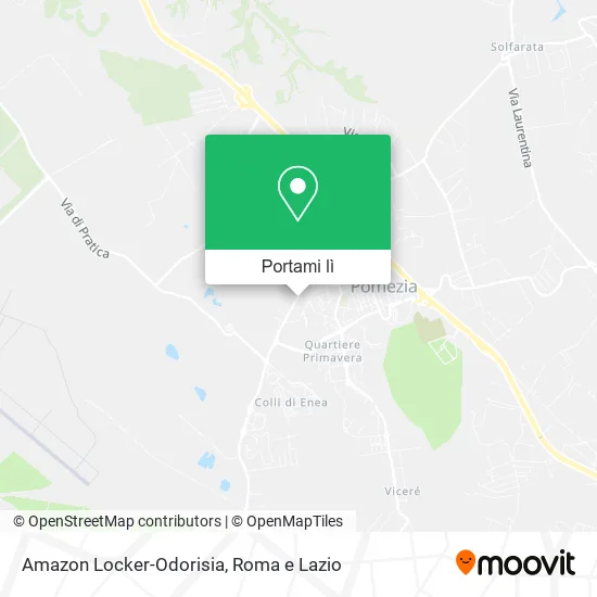 Mappa Amazon Locker-Odorisia
