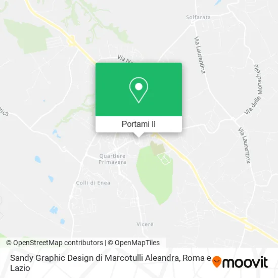 Mappa Sandy Graphic Design di Marcotulli Aleandra