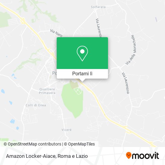 Mappa Amazon Locker-Aiace