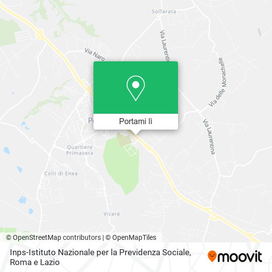 Mappa Inps-Istituto Nazionale per la Previdenza Sociale