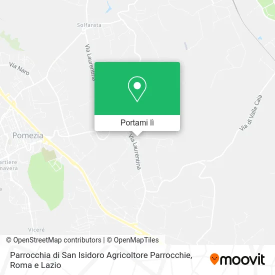 Mappa Parrocchia di San Isidoro Agricoltore Parrocchie