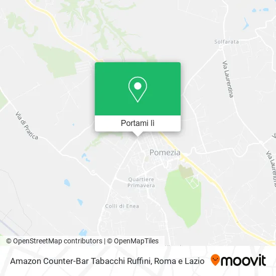 Mappa Amazon Counter-Bar Tabacchi Ruffini