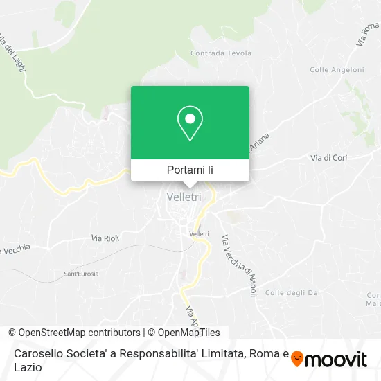 Mappa Carosello Societa' a Responsabilita' Limitata