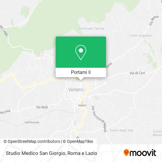 Mappa Studio Medico San Giorgio
